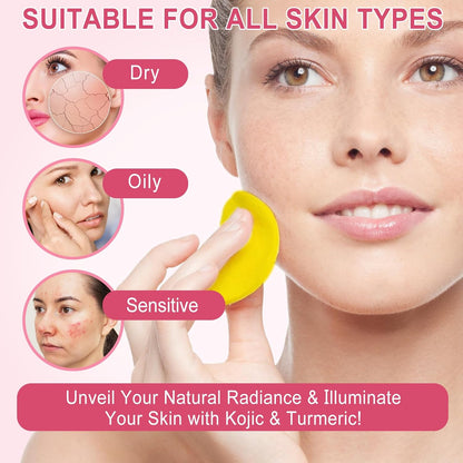 Turmeric & Kojic Acid Brightening Face Cleansing Pads